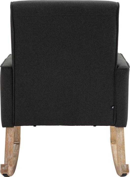 Actual product image CLP Rocking Chair Brevik Fabric Dark Grey