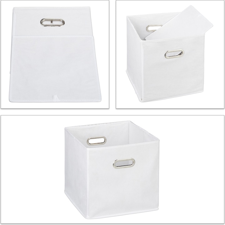 Actual product image Relaxdays 4x storage box (30 x 30 x 30 cm, 26 l)