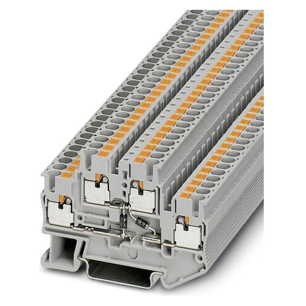 Phoenix Contact Reihenklemme PITTB 2,5-2DIO/O-UL/O-UR, Elektronikzubehör + Gehäuse, Grau