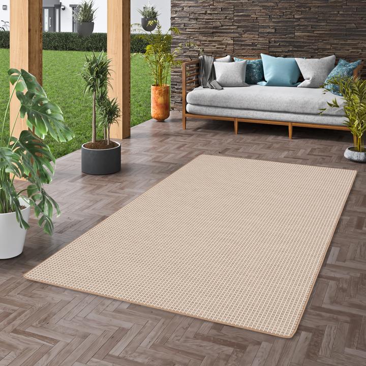 Immagine prodotto Snapstyle Tappeto per interni ed esterni Flatweave Oslo Check moderno (100 x 300 cm)