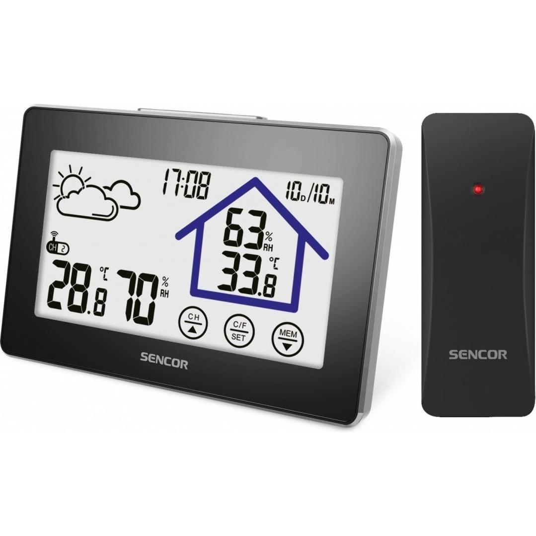 Sencor Stacja pogodowa SWS 2999, Stazione meteo, Argento, Nero