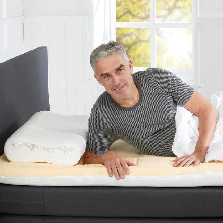 Produktbild Bestschlaf Visko-Mineralschaum Klima-Wendeauflage Plus Spezial, Höhe 8 cm (80 x 200 cm)