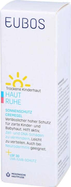 Produktbild Eubos Haut Ruhe Sonnenschutz Creme Gel LSF30 + UVA, 50 ml GEL (Sonnencreme, SPF 30, 50 ml)