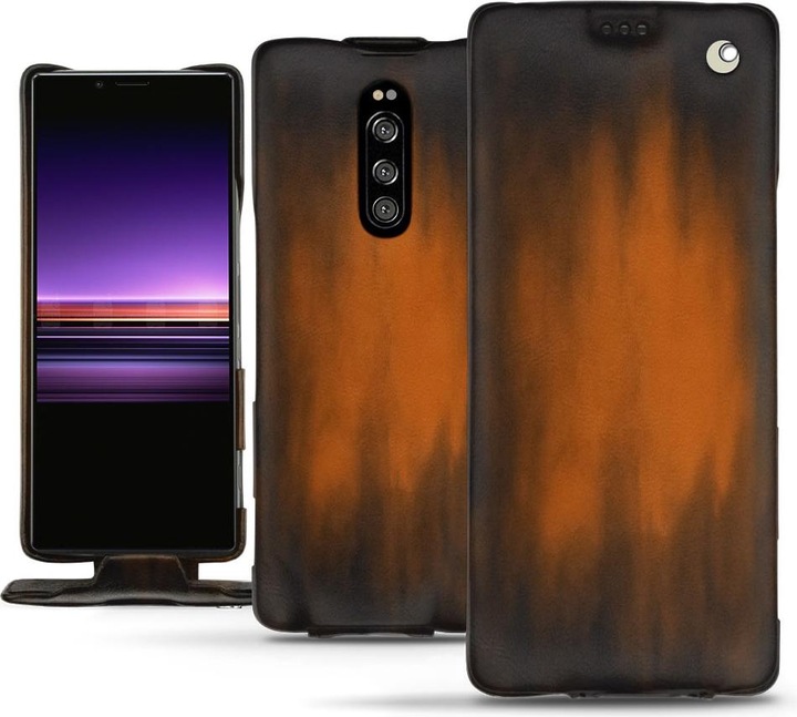 Actual product image Noreve Leather cover vertical (Sony Xperia 1)