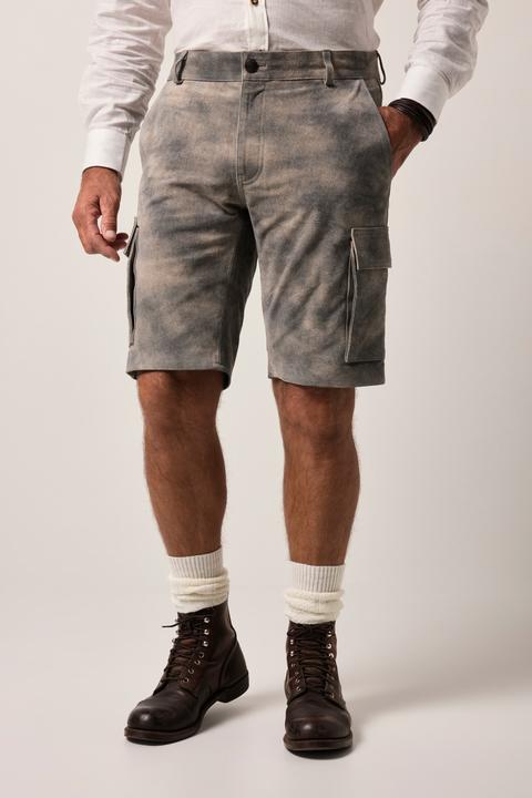 Actual product image JP1880 Leder-Bermuda, Tracht, Rindleder, Cargotaschen, Regular Fit, bis 72 (56)