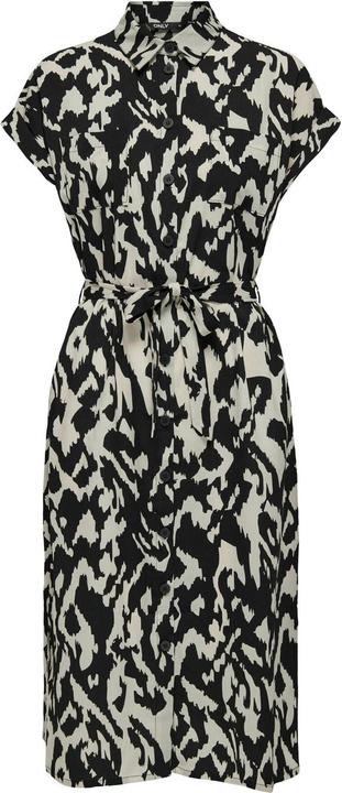 Immagine prodotto Only Abito blusa con cintura a cravatta (36)