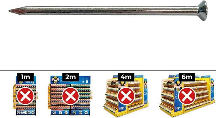 Actual product image [n]fibrecare Nails CELO 2.5 x 30 mm 500 pieces