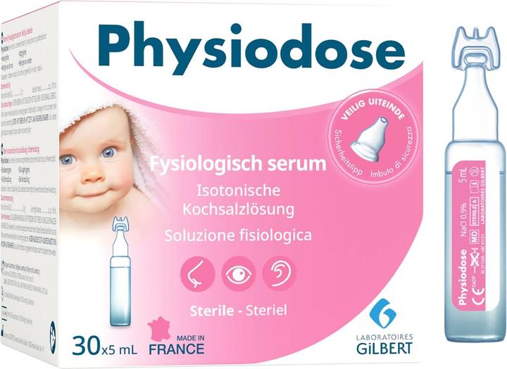 Actual product image Physiodose Physiological saline solution (30 Piece)
