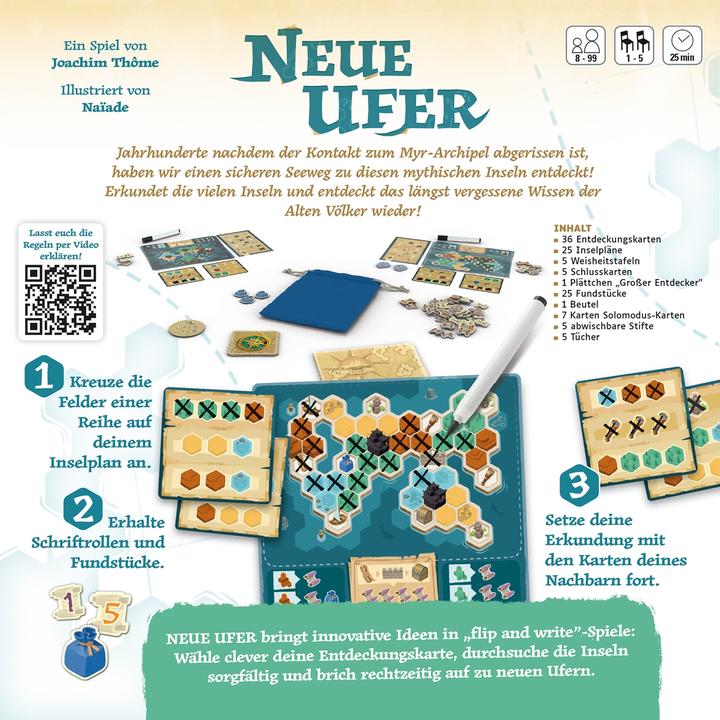 Actual product image Neue Ufer (d) (German, 1 - 5 Players)