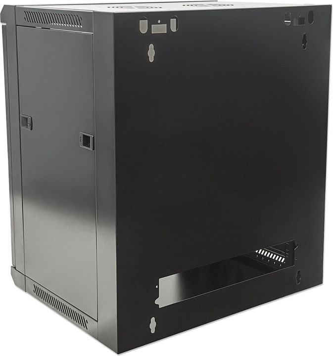 Produktbild Intellinet 19 Zoll Wandgehäuse 19" Wandverteiler, 9HE, 450mm tief, schwarz (9 HE, 19 Zoll Rack)