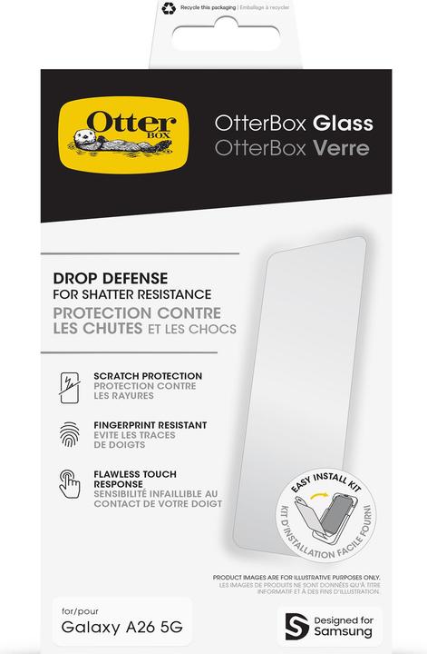 Image du produit OtterBox Protection d'écran (1 pcs, Samsung Galaxy A26)