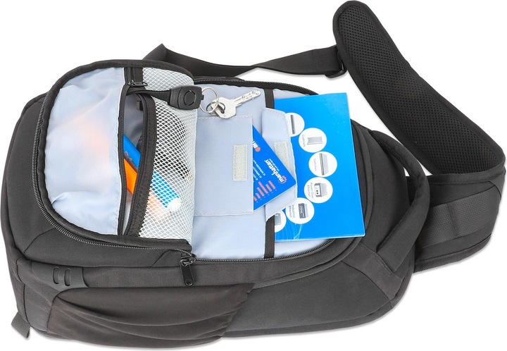 Produktbild Manhattan Amsterdam Anti-Diebstahl Laptop-Umhängetasche 13,3" (14 l)