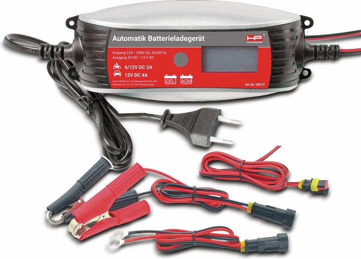 Produktbild HP Autozubehör Ladegerät Smart (12V, 6V, 4 A)