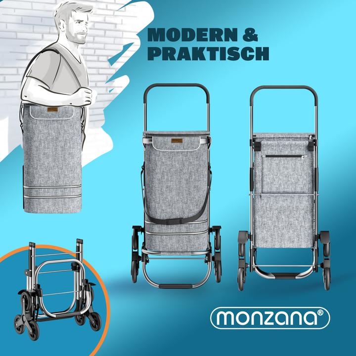 Produktbild Monzana 2in1 Einkaufstrolley