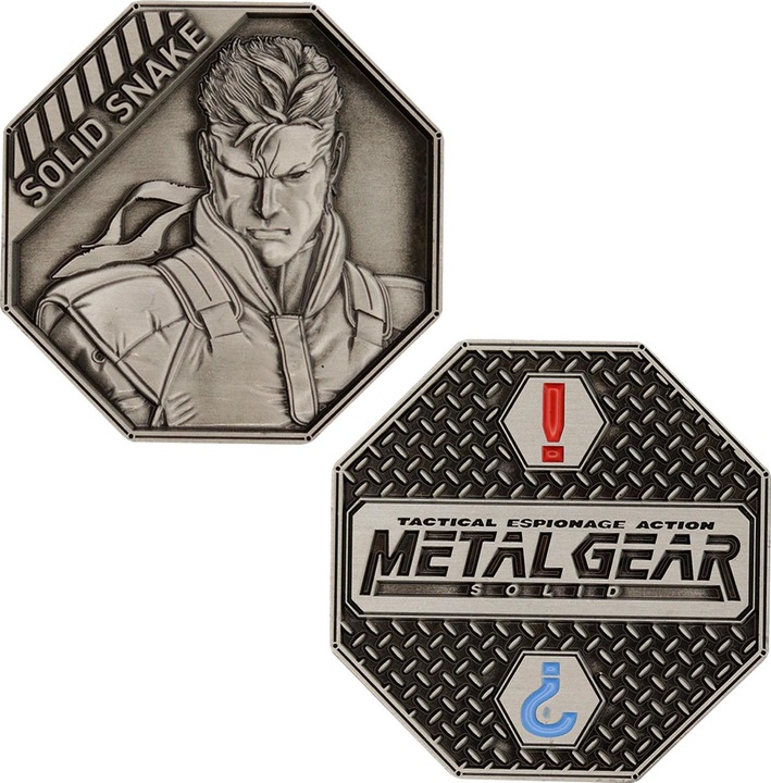 Actual product image Fanattik Metal Gear Solid pièce de collection Solid Snake Limited Edition