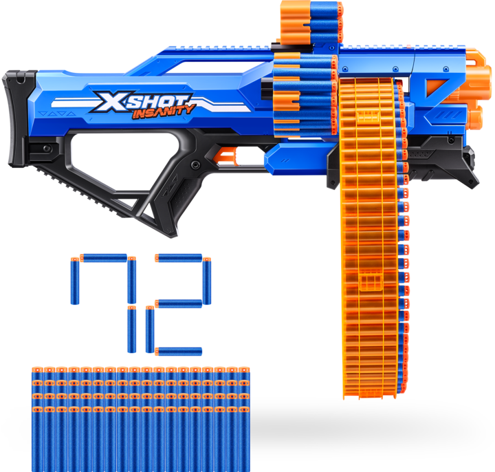 Actual product image Xshot - Insanity Mad Mega Barrel Blaster