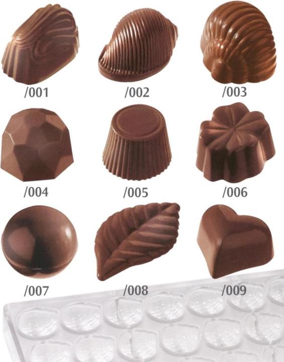 Contacto Stampo per cioccolato con guscio di lumaca