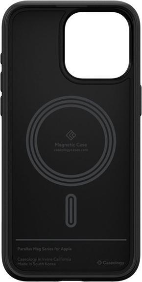 Actual product image Caseology Parallax MAG iPhone 15 Pro Max 6.7" Magsafe Czarny/Matte Black ACS06614 (Apple iPhone 15 Pro Max)