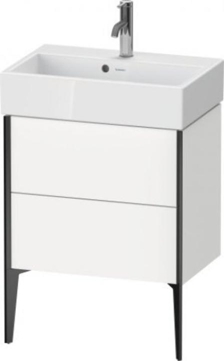 Actual product image Duravit XViu 4458 vanity unit vertical Compact, 2 drawers, for washbasin Vero Air 236860, 584x384 mm (58.5 x 38.5 x 49.5 cm)