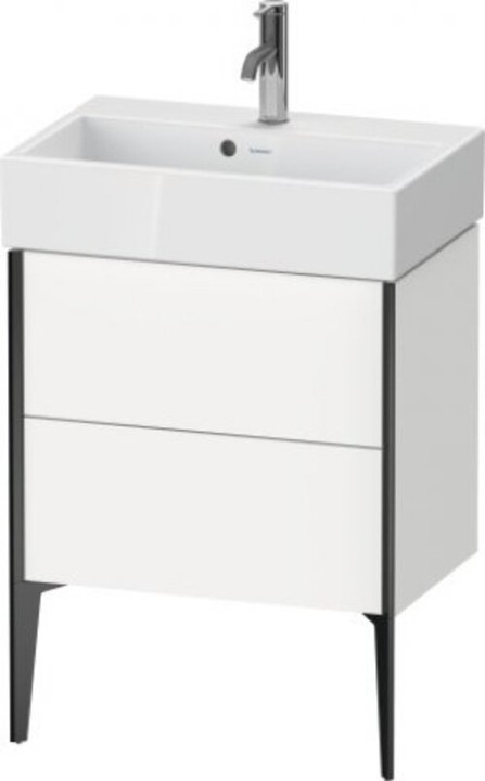 Actual product image Duravit XViu 4458 vanity unit vertical Compact, 2 drawers, for washbasin Vero Air 236860, 584x384 mm (58.5 x 38.5 x 49.5 cm)