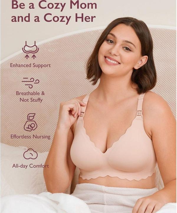 Actual product image Momcozy Jelly Nursing Bra FB001 (M) (M)