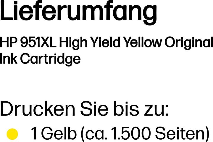 Productafbeelding HP 951xl (Y)