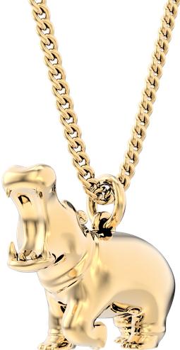 MTM Hippo Necklace