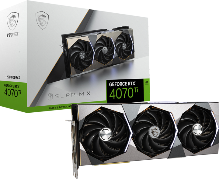 Image du produit MSI GeForce RTX 4070 Ti SUPRIM X (12 Go)
