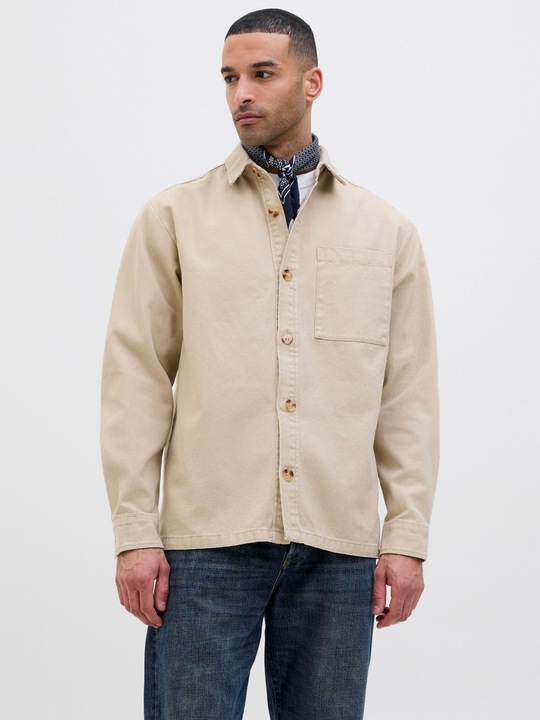 Image du produit Jack & Jones Rddcolter Canvas Overshrit L/S Sn (S)