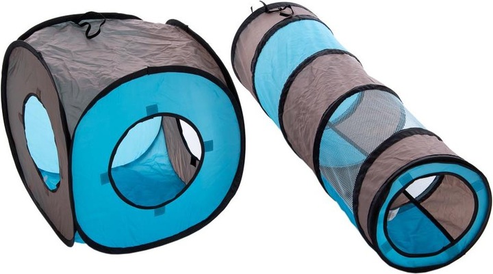 Produktbild zooplus Katzentunnel Connect 2in1 Sets (Tunnel + Würfel