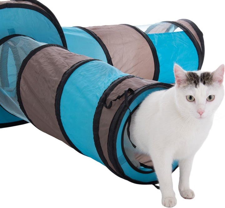 Produktbild zooplus Katzentunnel Connect 2in1 Sets (Tunnel + Würfel