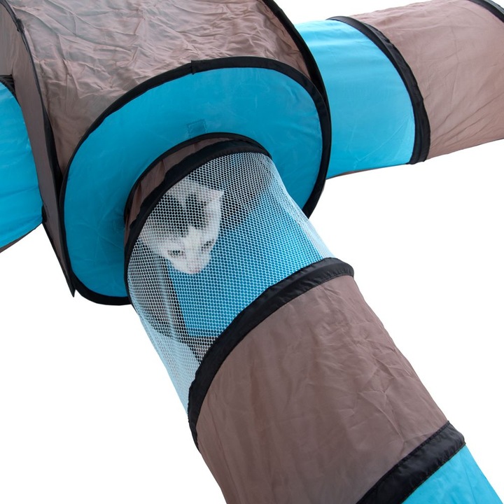 Produktbild zooplus Katzentunnel Connect 2in1 Sets (Tunnel + Würfel