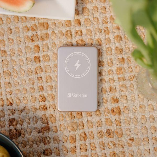 Image du produit Verbatim POWER BANK 5000 GRIS (5000 mAh, 20 W, 18.50 Wh)