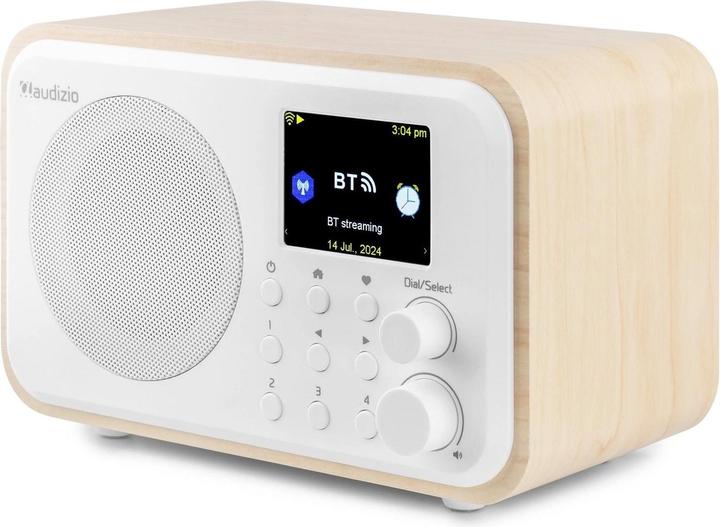 Produktbild Audizio DAB+ Radio Vicenza Weiss, Radio Tuner: Internetradio, FM (Internetradio, DAB+, FM, Bluetooth, WLAN)