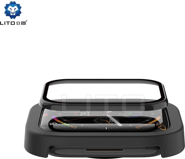 Actual product image Lito Apple Watch armoured glass with frame