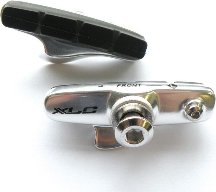 XLC Cartridge BR-R02 Road Bremsschuhe 4er Set 55mm für Carbon (Organisch (Resin))