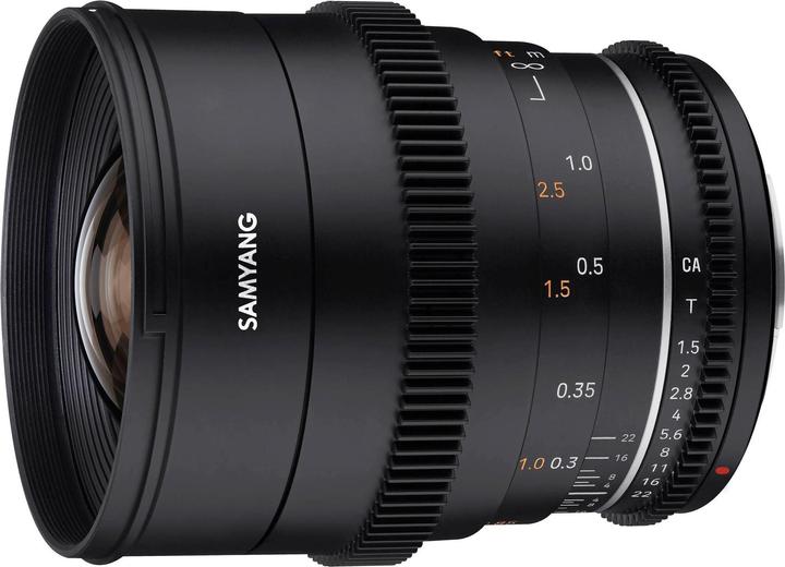 Actual product image Samyang MF 24mm T1.5 VDSLR MK2 Canon RF (Canon RF, full size, APS-C / DX, Micro Four Thirds)