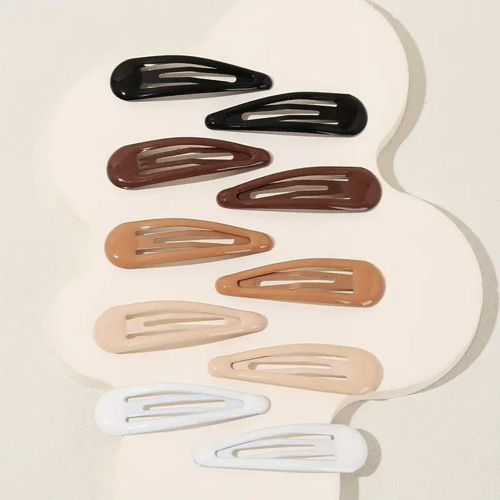 Produktbild ASMI 10 Stück Haarspangen Wassertropfenform (10 Stk.)