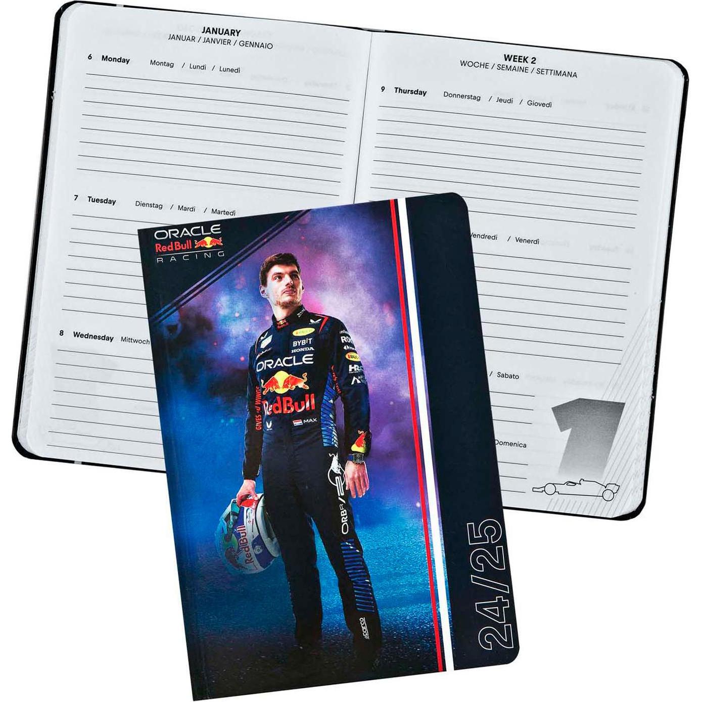 Thumbnail - Undercover, Agenda, Red Bull Max Agenda A5 (21 x 15 cm)