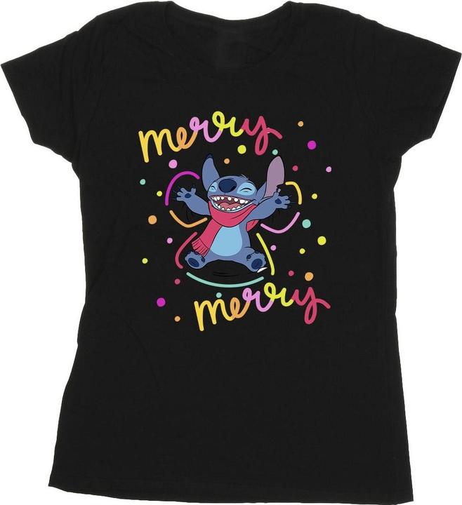 Produktbild Disney Lilo & Stitch Merry Rainbow TShirt (S)