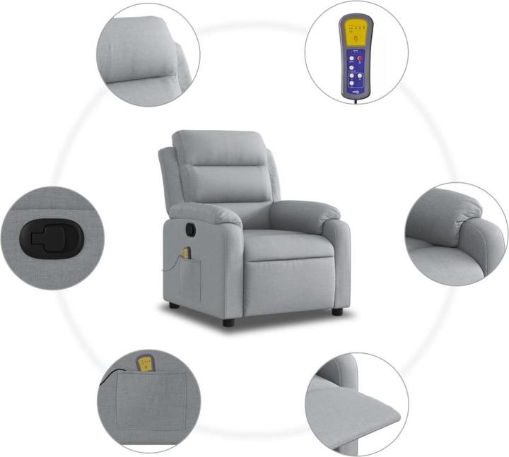Actual product image vidaXL Massage-Relaxsessel