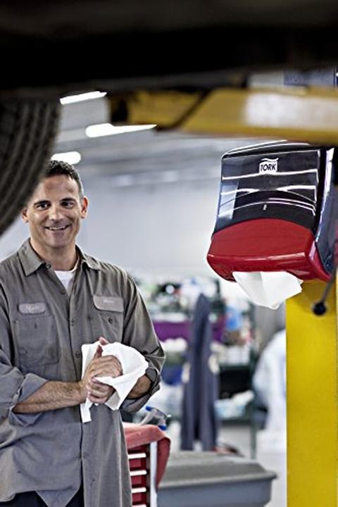 Immagine prodotto Tork Panni per la pulizia Premium 530 a 1 velo 43x38cm bianco 1 rotolo con 710 panni (1 x)