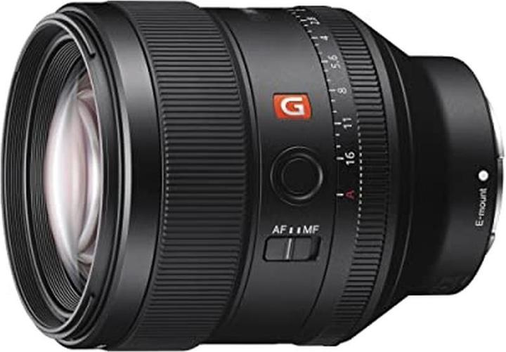 Sony FE 85mm f/1.4 GM (Sony E, Plein format)
