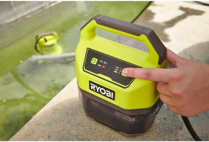 Actual product image Ryobi 18V vandens siurblys (Sewage pump)