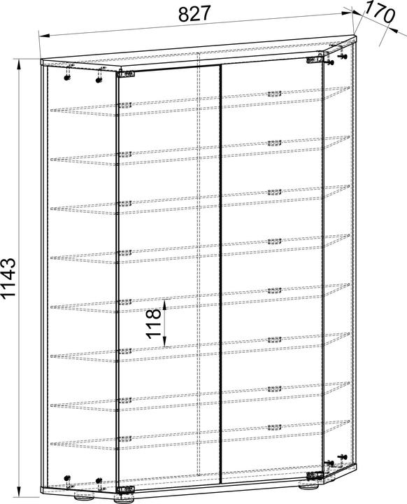 Immagine prodotto VCM Cenila (83 x 17 x 114 cm)
