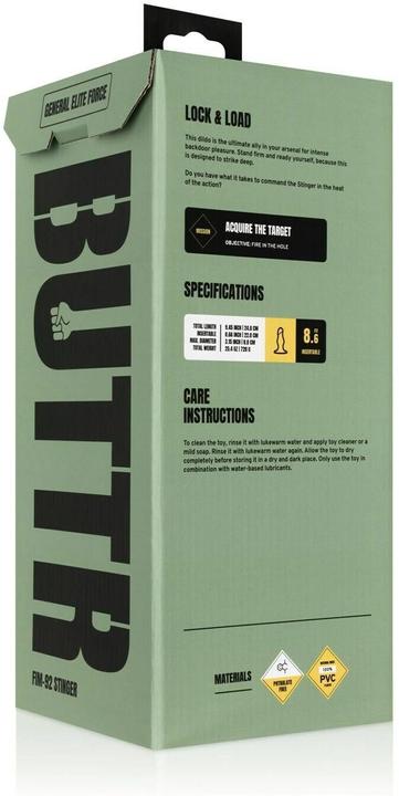 Productafbeelding Buttr FIM92 Stinger anaal dildo