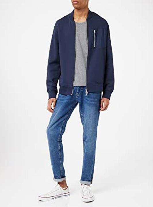 Produktbild Armani Exchange Herrenpullover mit langen Ärmeln, Logo links, Vordertasche und Strickdetails (S)