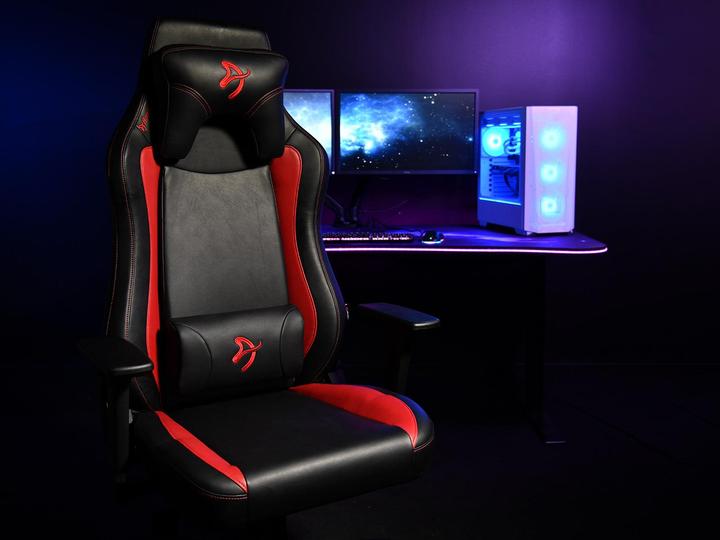 Produktbild Arozzi Vernazza - Chaise Gaming en PU souple - Noir/Rouge