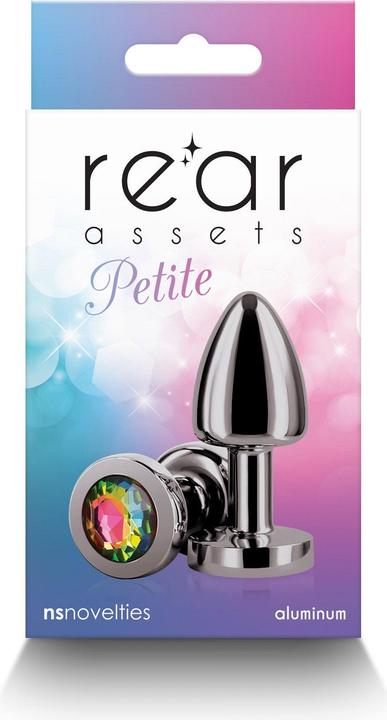 Produktbild NS Novelties Small Anal Plug Rear Assets Aluminum Butt Plug for Beginners Metal Anal Toy with Gem Petite Size (Gu