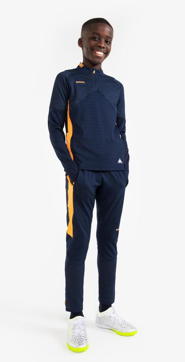Produktbild Kipsta Kinder Fussball Trainingshose - CLR orange/marineblau (140)